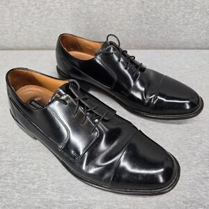 Bostonian Black Leather Oxford Dress Shoes Size 11.5M